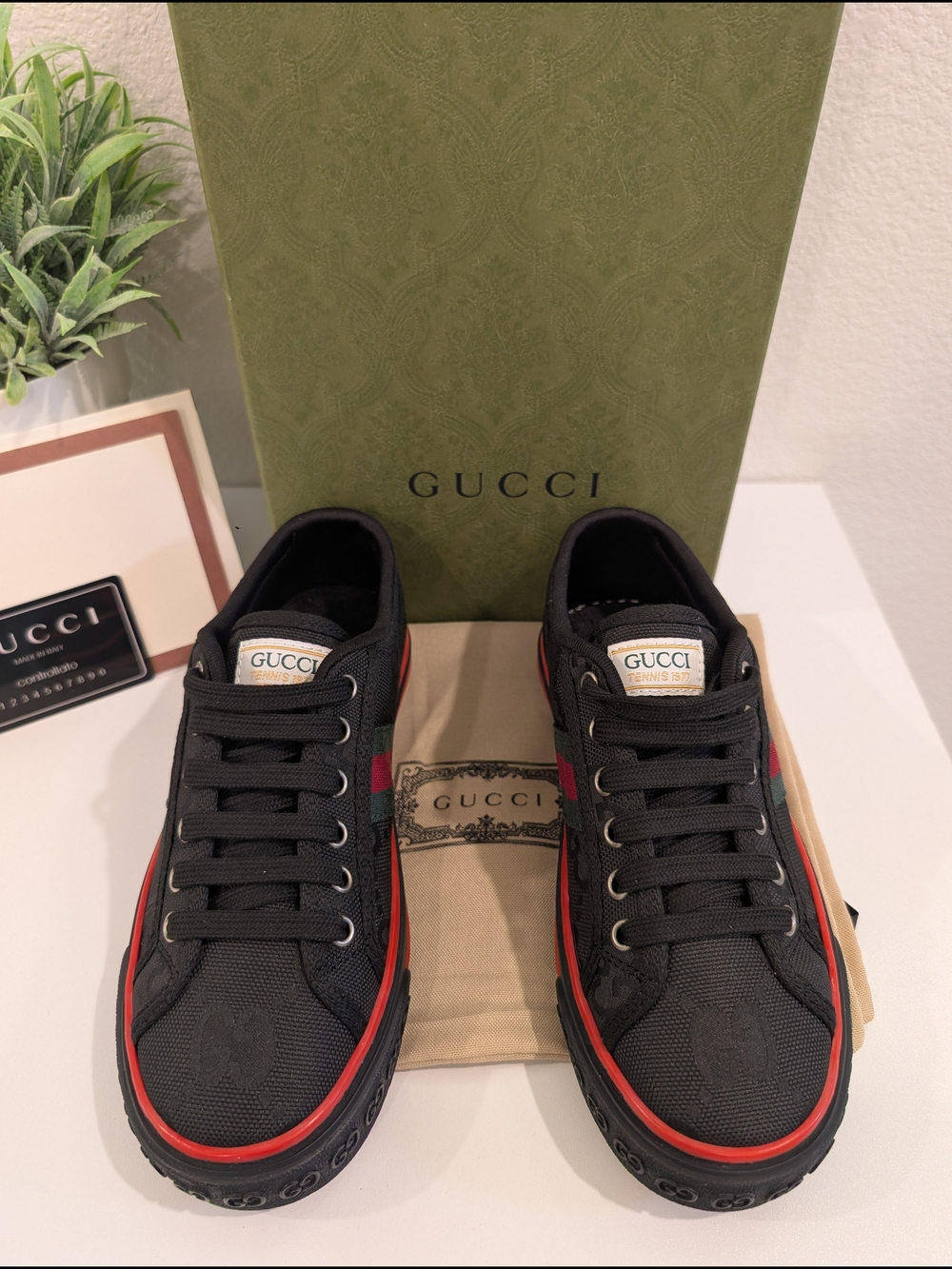 Gucci Tennis 1977 Sneakers Women Off the Grid / Size 37.  New with Box.